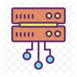 Database Networking  Icon