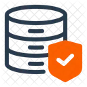 Database Security Data Protection Secure Storage Icon