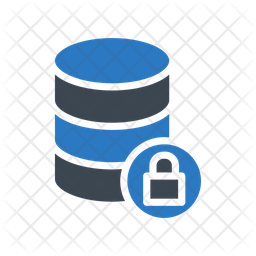 Database Security Icon - Download in Flat Style