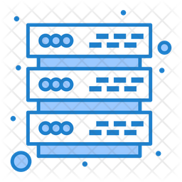Database Server Icon - Download in Dualtone Style