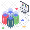 Database Server Database Storage Database Hosting Icon