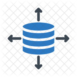 Database Sharing Icon - Download in Flat Style