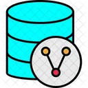 Database Sharing Shared Database Hosting Icon