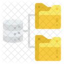 Database Sharing  Icon