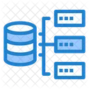 Database Storage Database Server Server Storage Icon