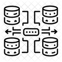 Database Structure Infrastructure Datasets Icon