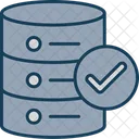 Database Tick Database Testing Database Icon