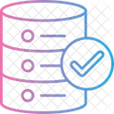 Database Tick Database Testing Database Icon