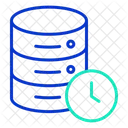 I데이터베이스 시간 데이터베이스 시간 데이터베이스 시간 초과 아이콘