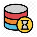Timer Database Hourglass Icon