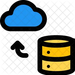 Database To Cloud  Icon