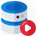 Server Video Dataserver Database Video Icon