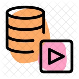 Database Video  Icon