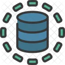 Databases Storage Information Icon