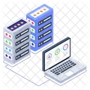 Datacenter Display Computer Storage System Server Icon