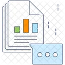 Data Analysis Business Report Infographic Icon