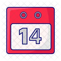 Date 14  Icon