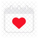 Date Schedule Romantic Reminder Icon