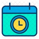 Time Schedule Time Management Calendar Icon