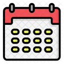 Date Calender World Calendar Icon