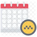 Date Calendar Taxi Icon