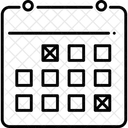 Date Decheance Calendrier Icône