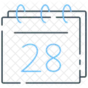 Date Du Calendrier Date Mois Icône