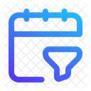 Date Filter Calendar Date Range Icon