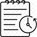 Date Limite Jotter Bloc Notes Icône