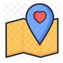 Date Map Map Geotag Icon