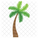 Date Palm Tropical Icon