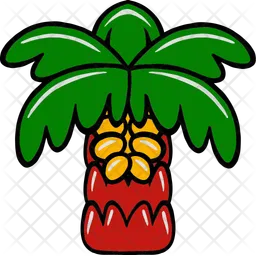 Date Palm Tree  Icon