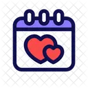 Dating Schedule Planning Icon