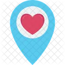 Date Point Day Heart Icon