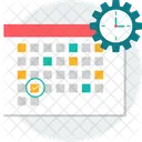 Date Time Schedule Time Icon