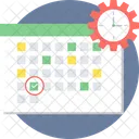 Date Time Schedule Time Icon
