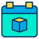 Calendar Due Date Manufacturing Date Icon