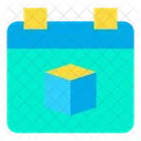 Calendar Due Date Manufacturing Date Icon