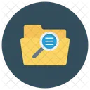 Datei Dokument Suchen Icon