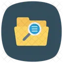 Datei Dokument Suchen Icon