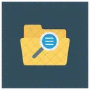 Datei Dokument Suchen Icon