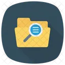 Datei Dokument Suchen Icon