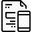 Datei Gerat Synchronisierung Symbol