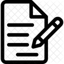 Datei Bearbeiten Dokument Bearbeiten Brief Symbol