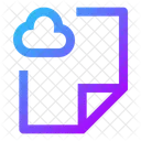 Datei Cloud Datei Cloud Symbol