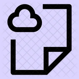 Datei-Cloud  Symbol