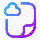 Datei Cloud Datei Cloud Symbol