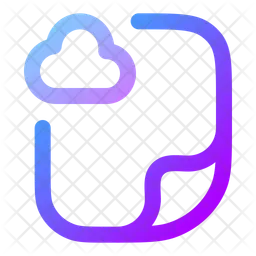 Datei-Cloud  Symbol