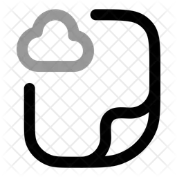 Datei-Cloud  Symbol