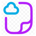 Datei-Cloud  Symbol